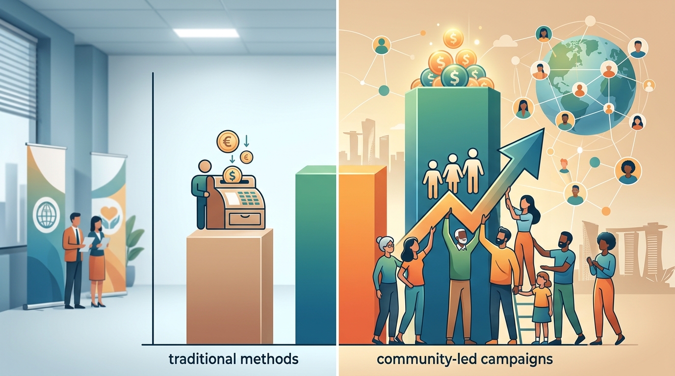 Why Community-Led Fundraising Campaigns Raise 3X More Than Traditional Methods