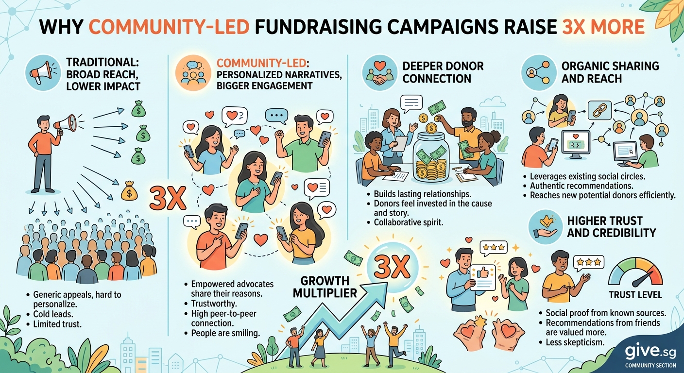 Why Community-Led Fundraising Campaigns Raise 3X More Than Traditional Methods — image 1